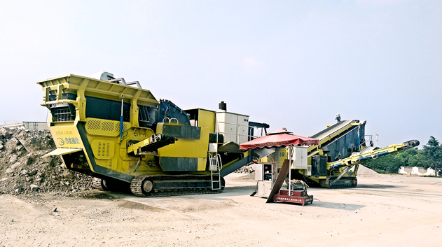 履帶式移動破碎站